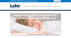 Desktop Screenshot of lohnesquadrias.com.br